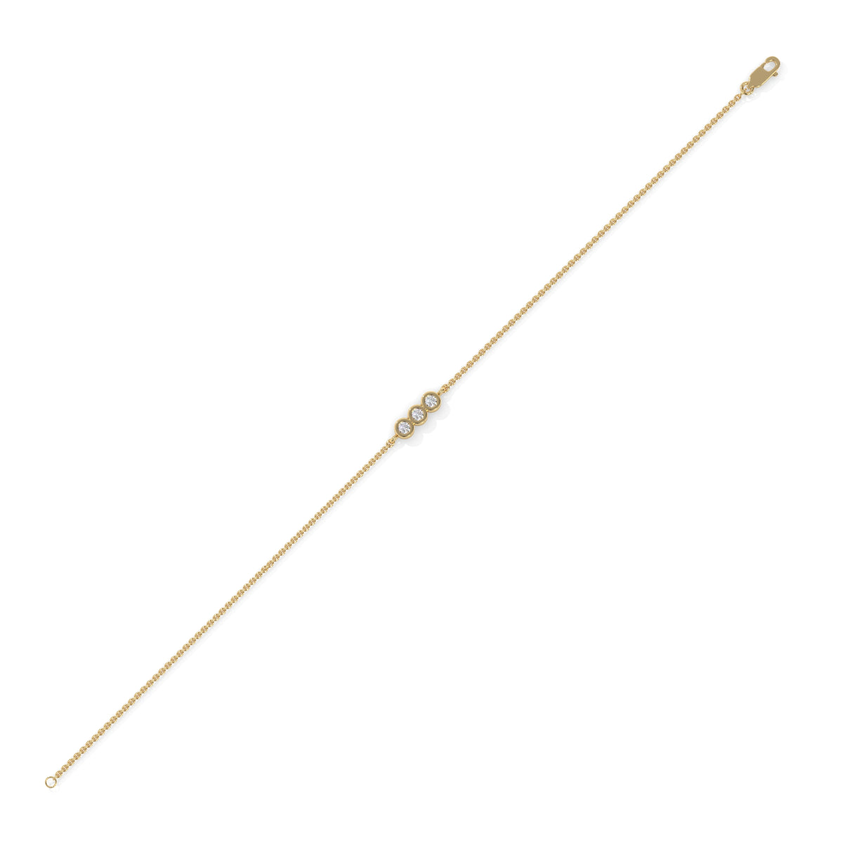 0.10 CTW Lab-Grown Diamond Minimal Bracelet