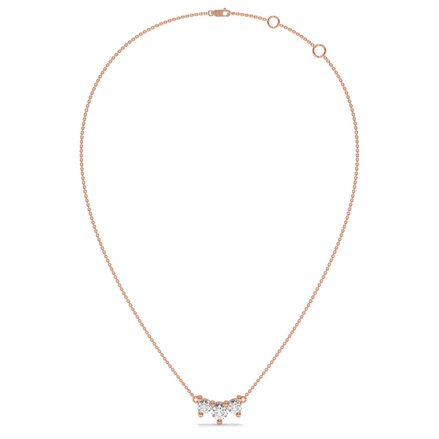 Celestial Cluster Diamond Pendant Necklace – 0.53 CTW