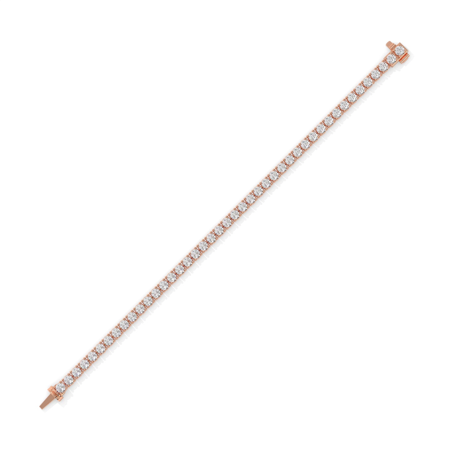 4.20 CTW Chevron Diamond Bangle Bracelet