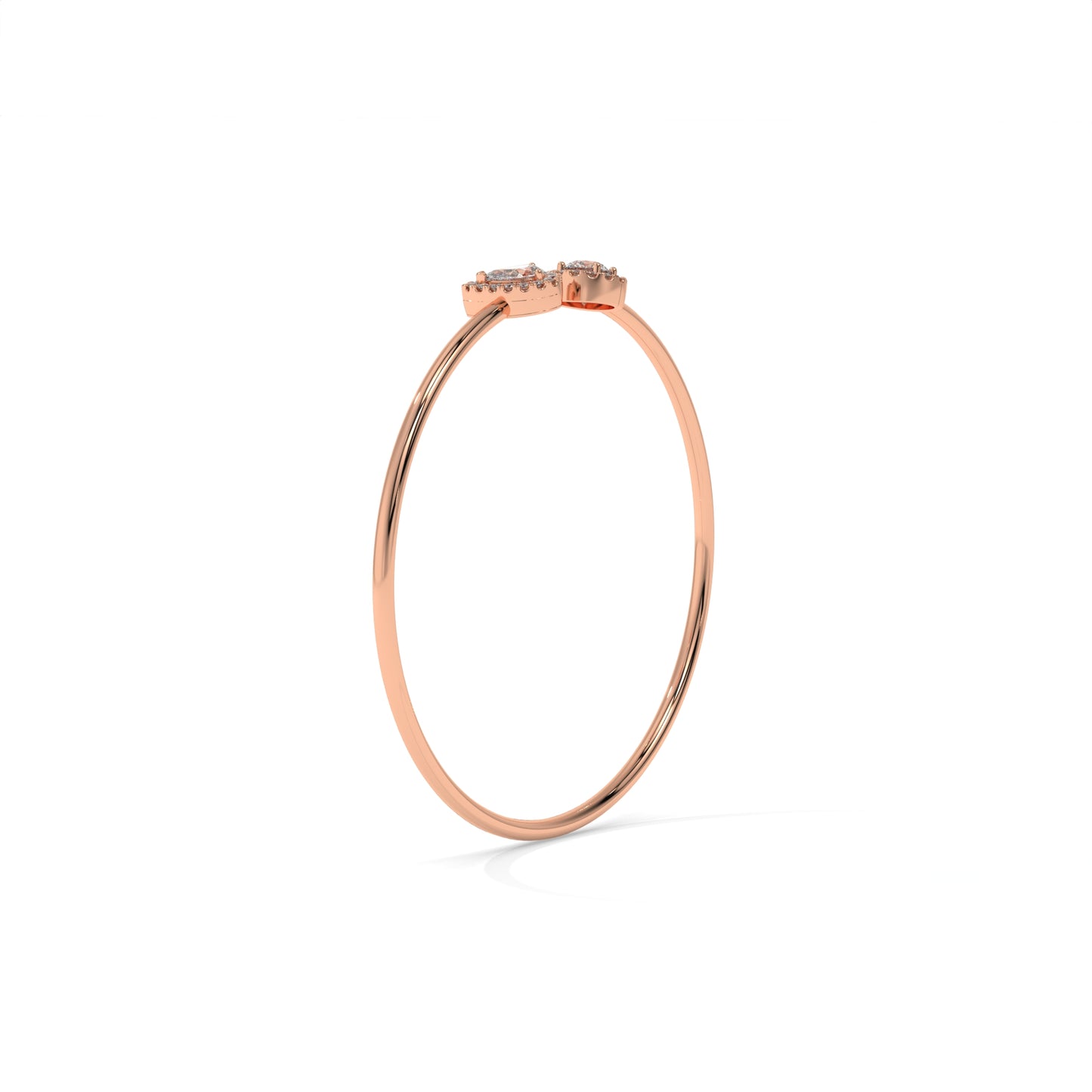 Open Cuff Diamond Bangle Bracelet – 0.93 CTW