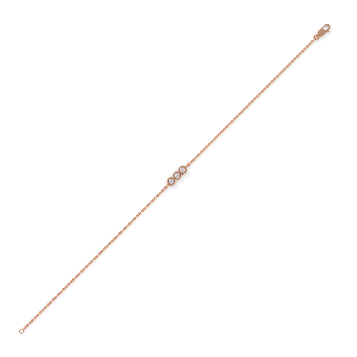 0.10 CTW Lab-Grown Diamond Minimal Bracelet