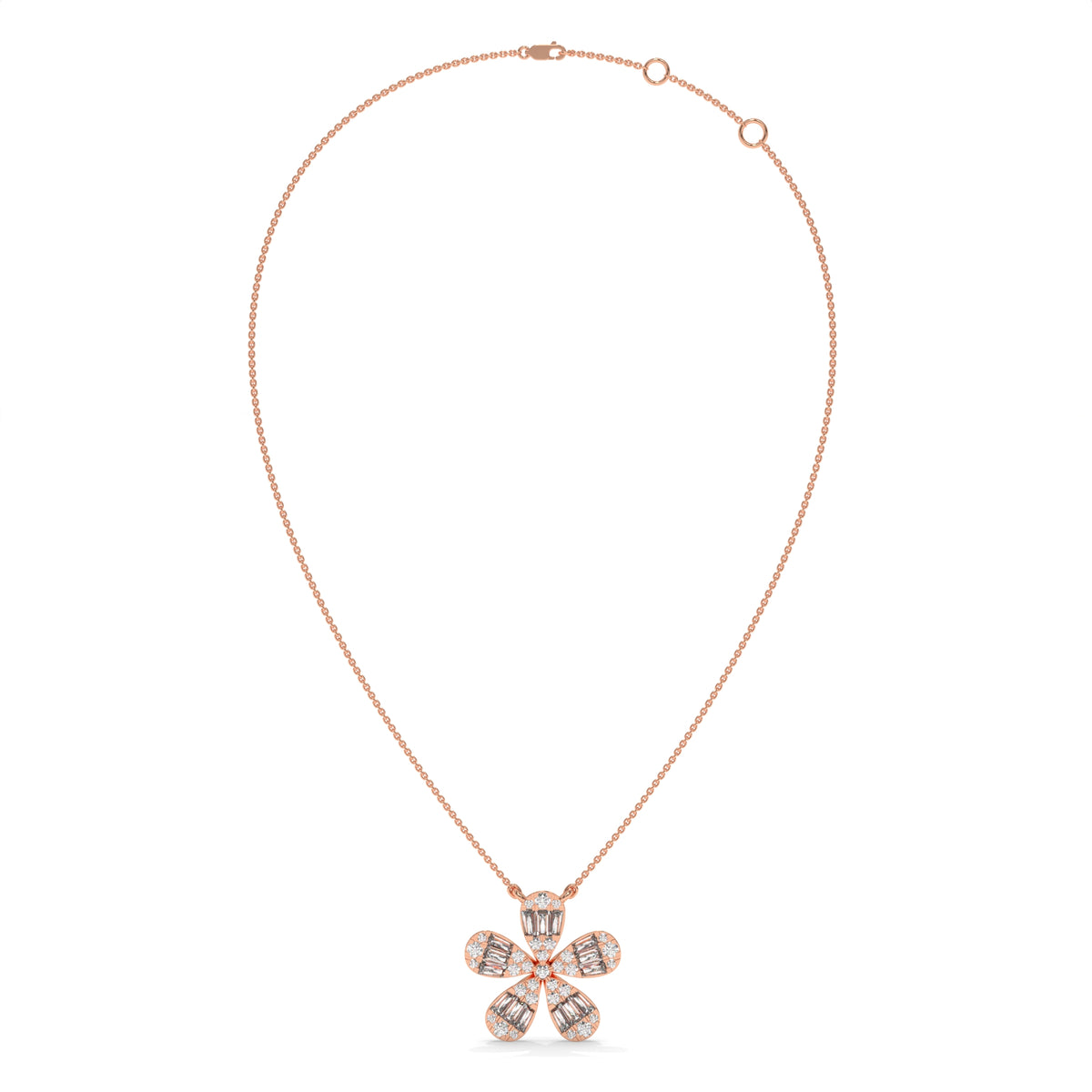 0.47 CTW Lab-Grown Diamond Cross Pendant Necklace
