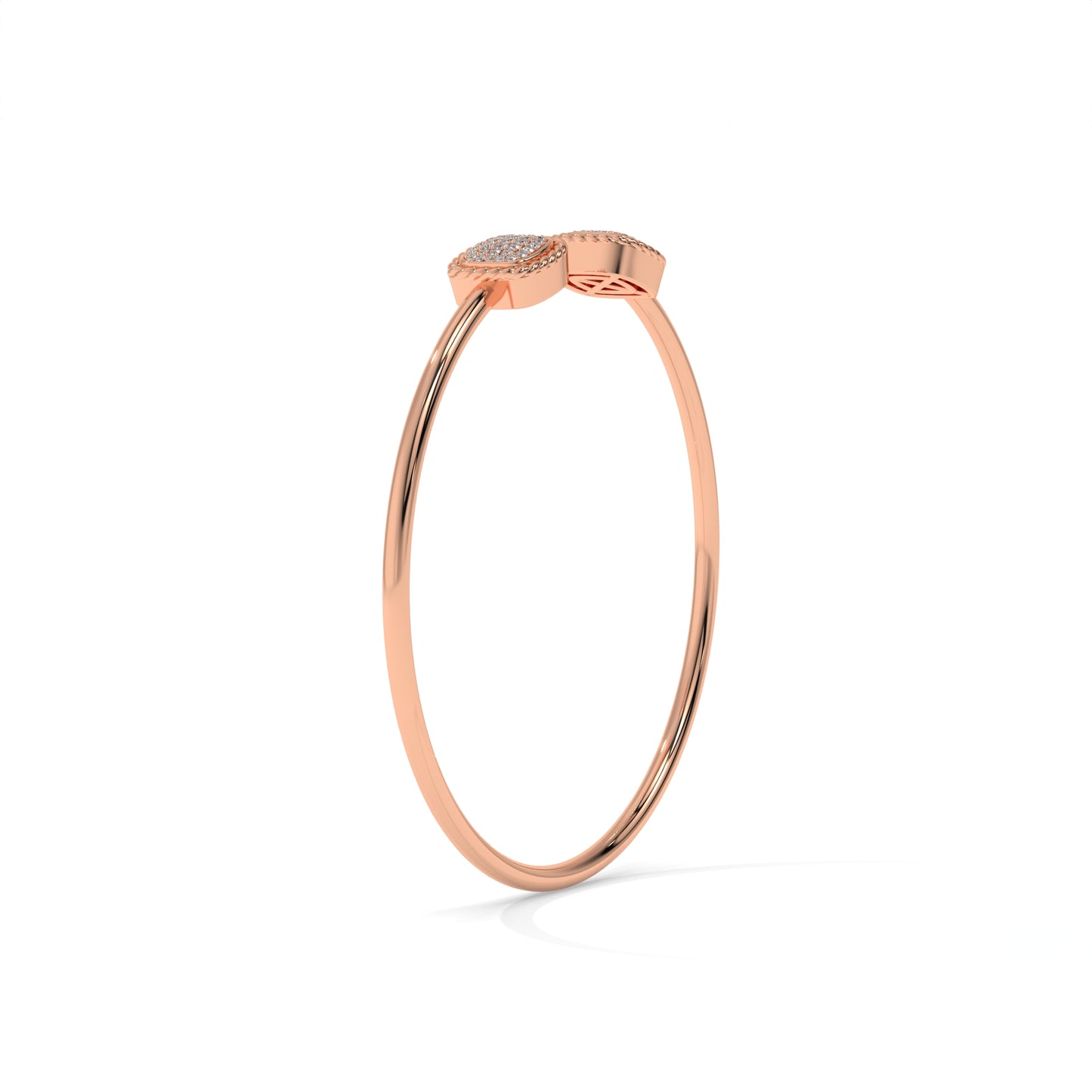 Open Cuff Diamond Bangle Bracelet – 0.40 CTW