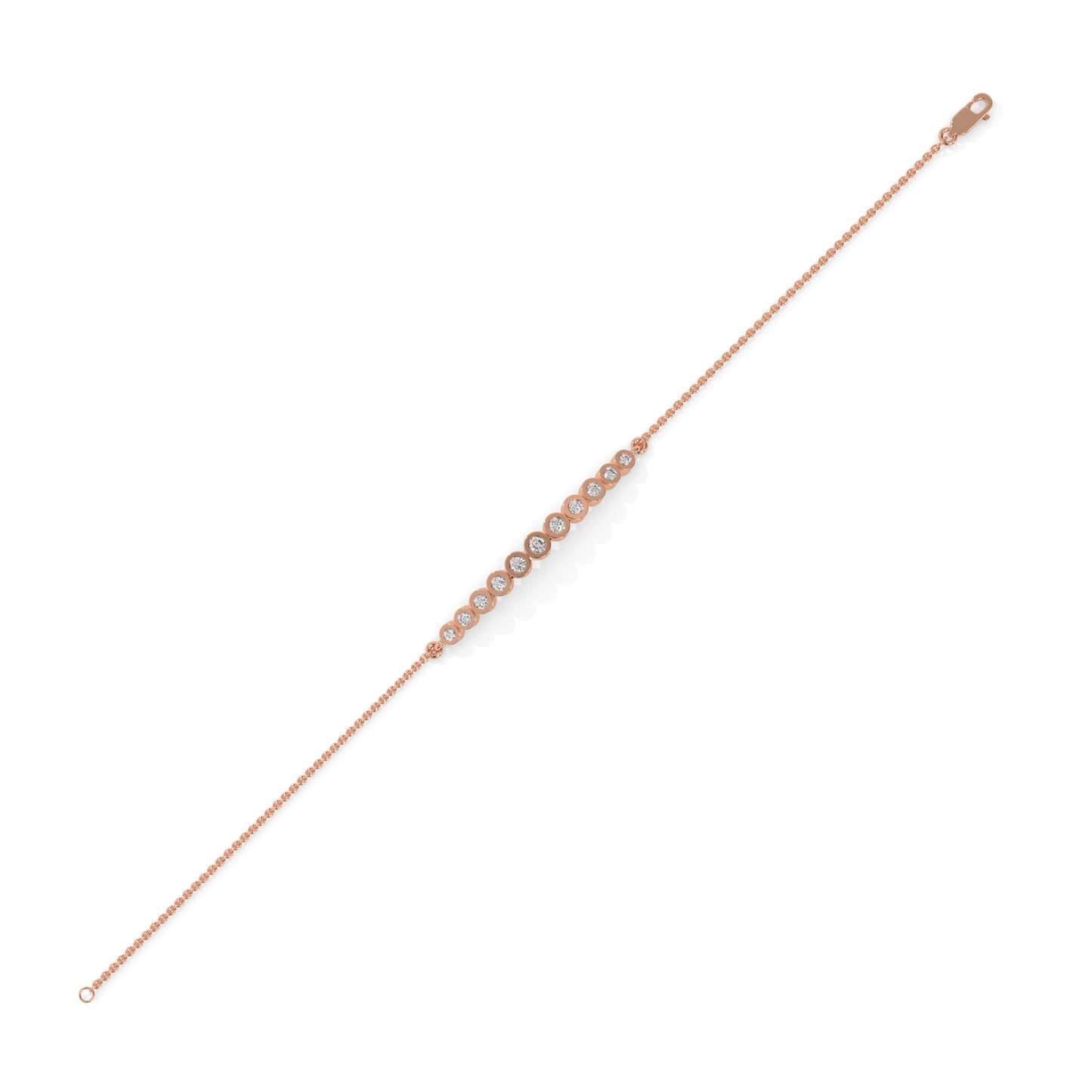 0.25 CTW Diamond Bar Bracelet