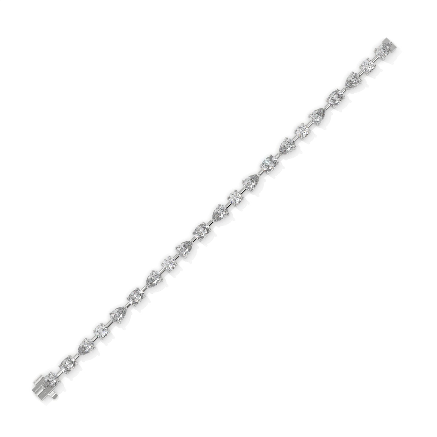 6.58 CTW Classic Diamond Tennis Bracelet