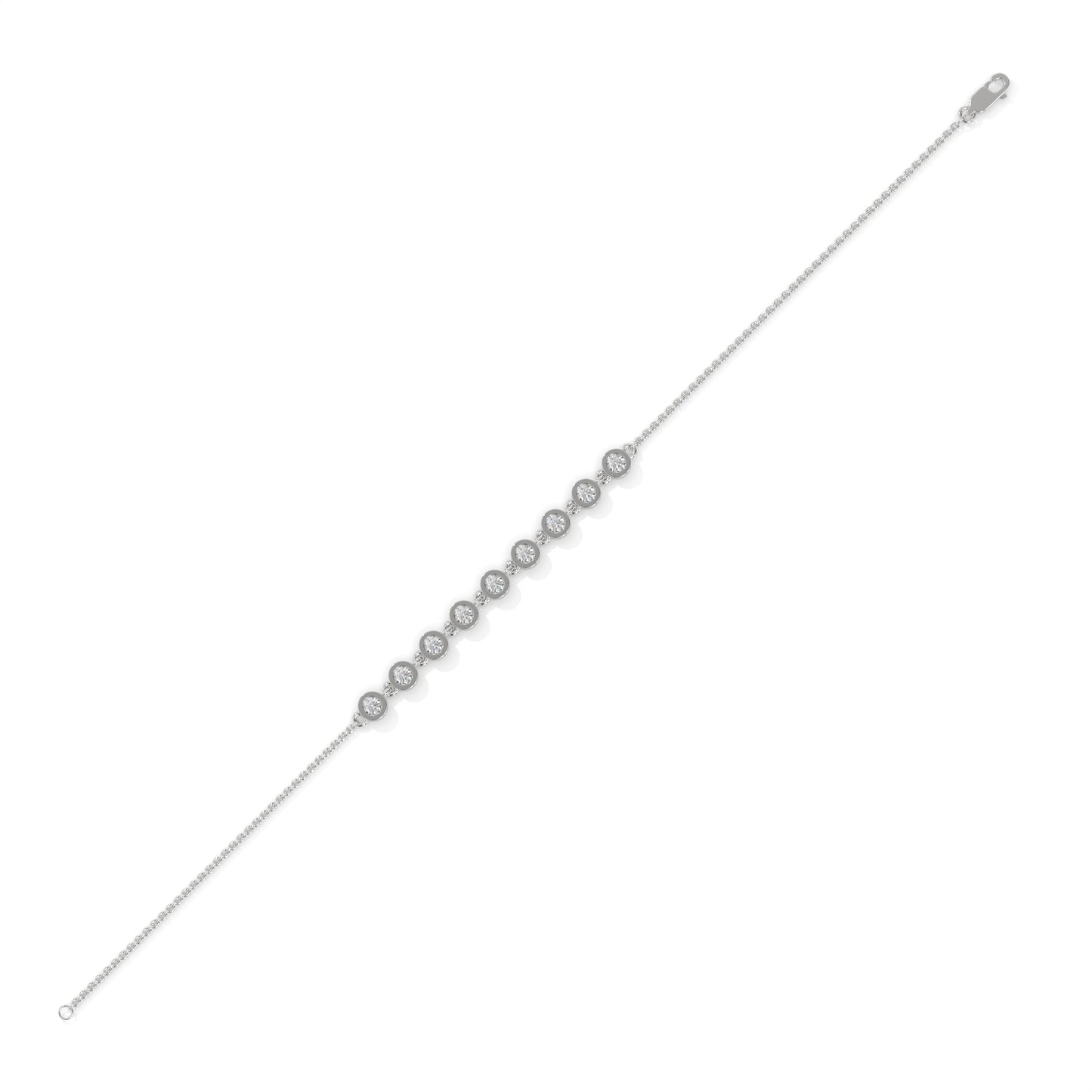 Graduated Diamond Station Bracelet – 0.51 CTW