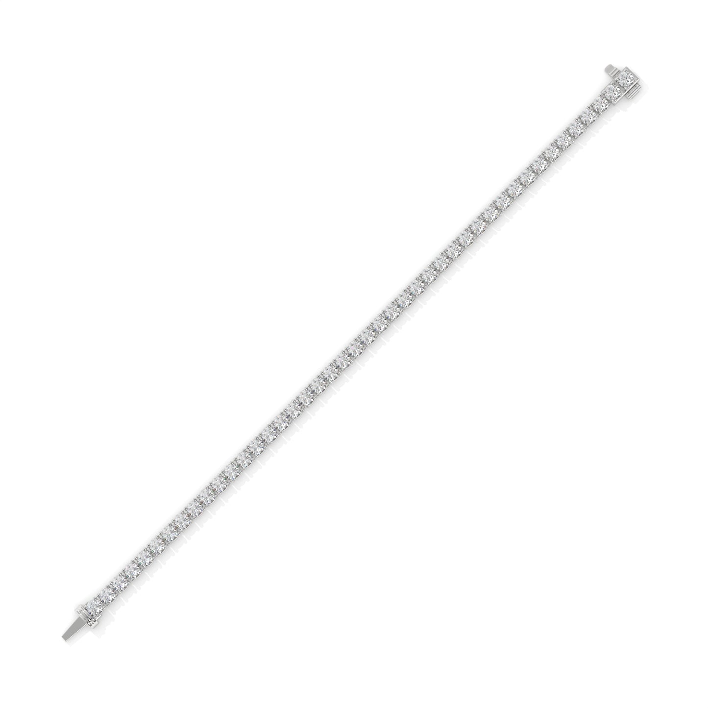 4.20 CTW Chevron Diamond Bangle Bracelet