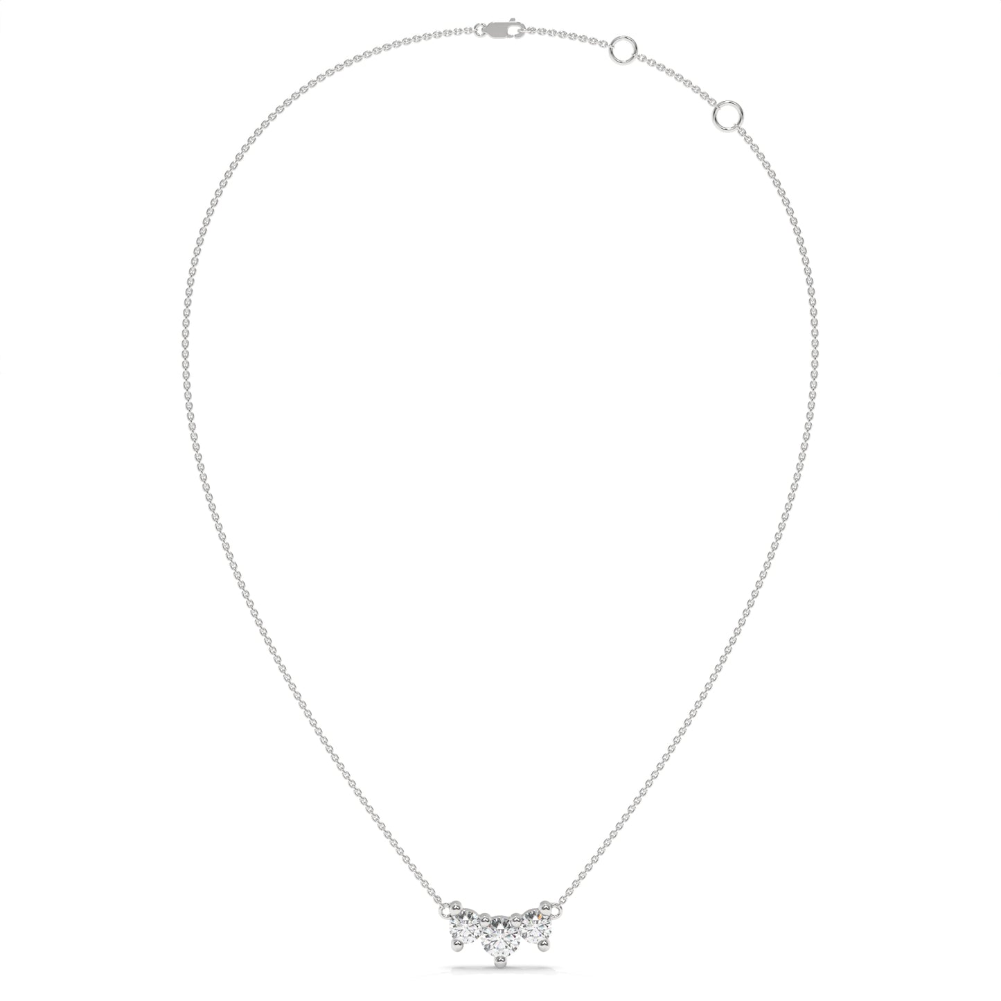Celestial Cluster Diamond Pendant Necklace – 0.53 CTW