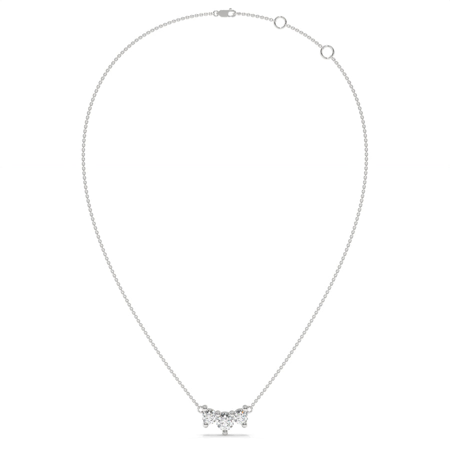 Celestial Cluster Diamond Pendant Necklace – 0.53 CTW