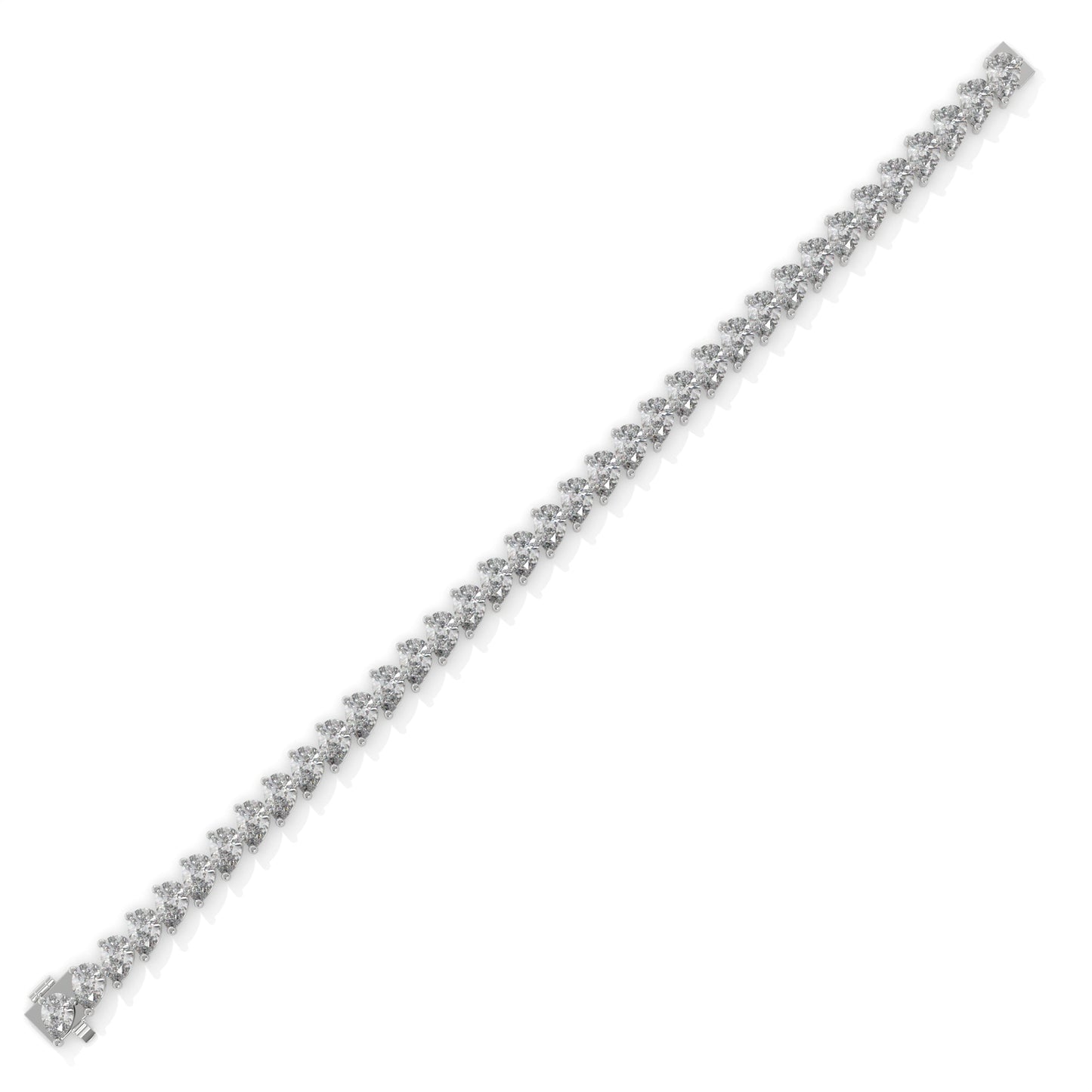 9.60 CTW Diamond Tennis Bracelet