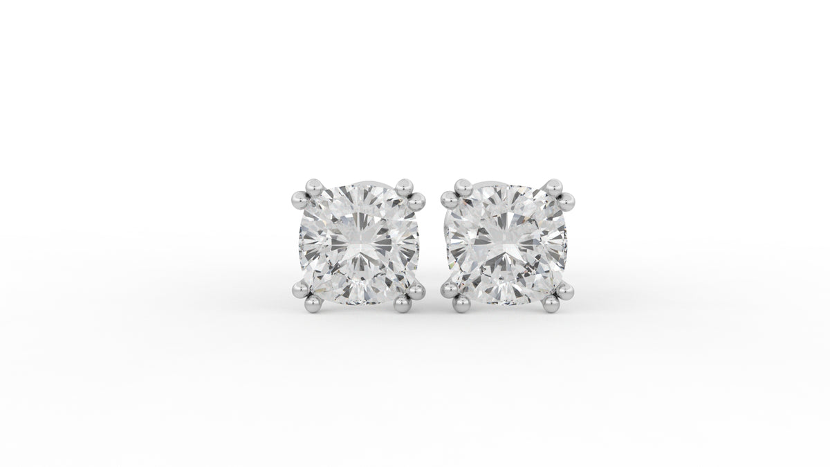 1.30 CTW Round Diamond Stud Earrings