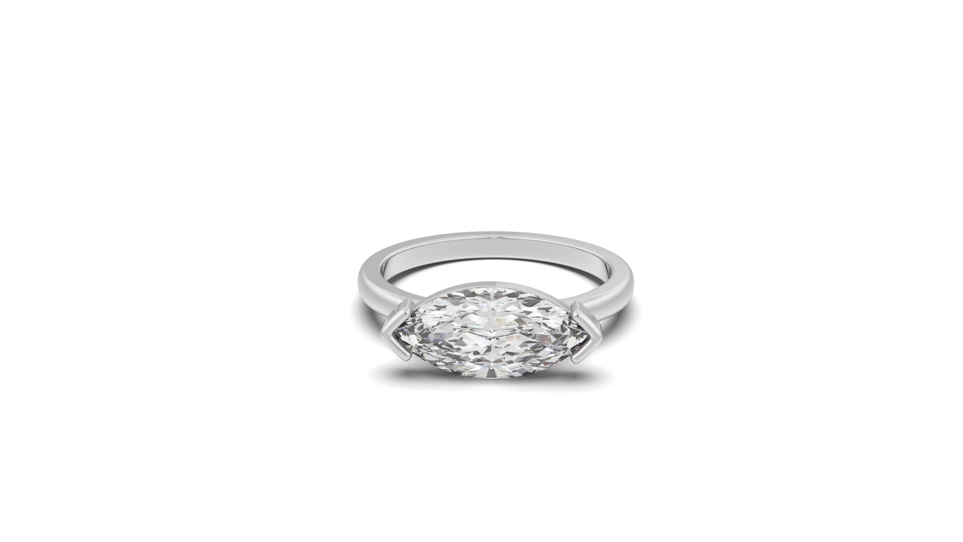 3.00 CTW Marquise Diamond Engagement Ring