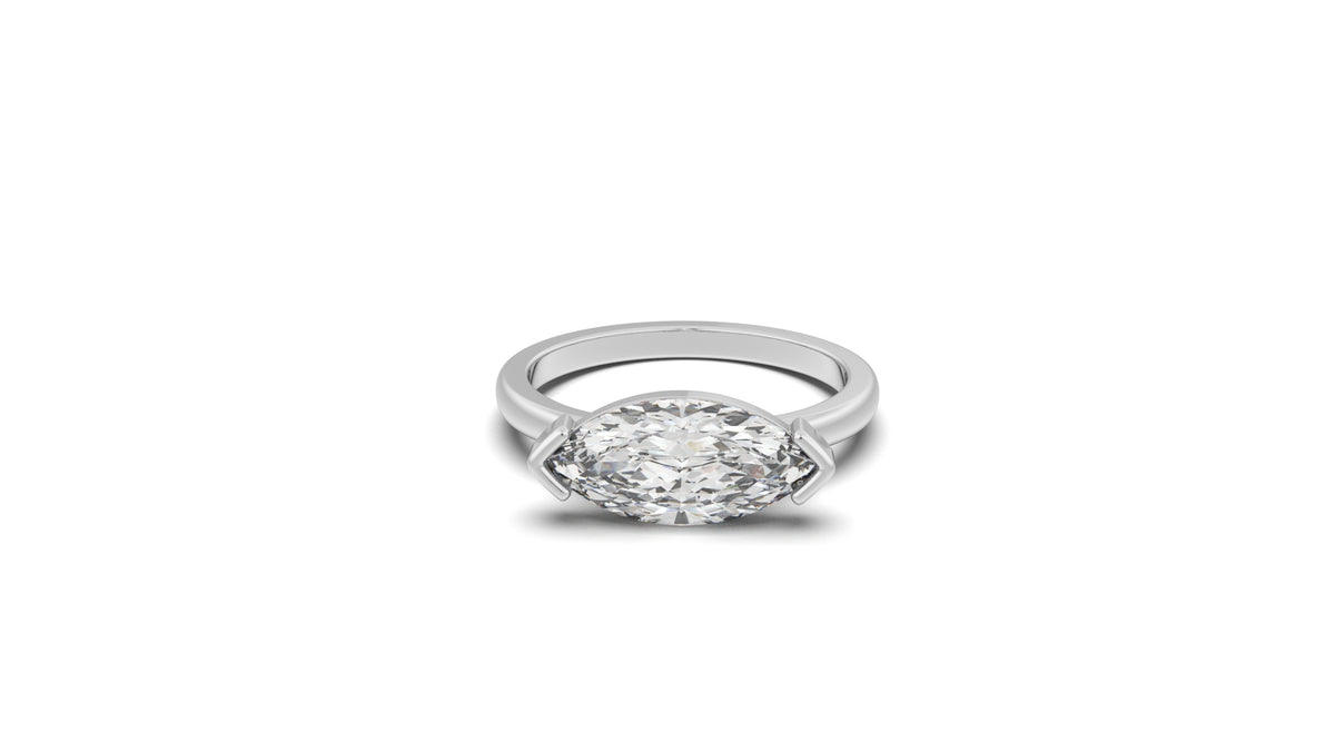 3.00 CTW Marquise Diamond Engagement Ring