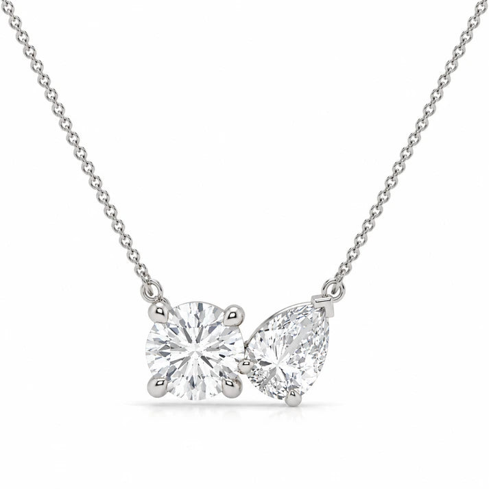 2.00-ctw-diamond-bow-necklace-white-gold-front-view