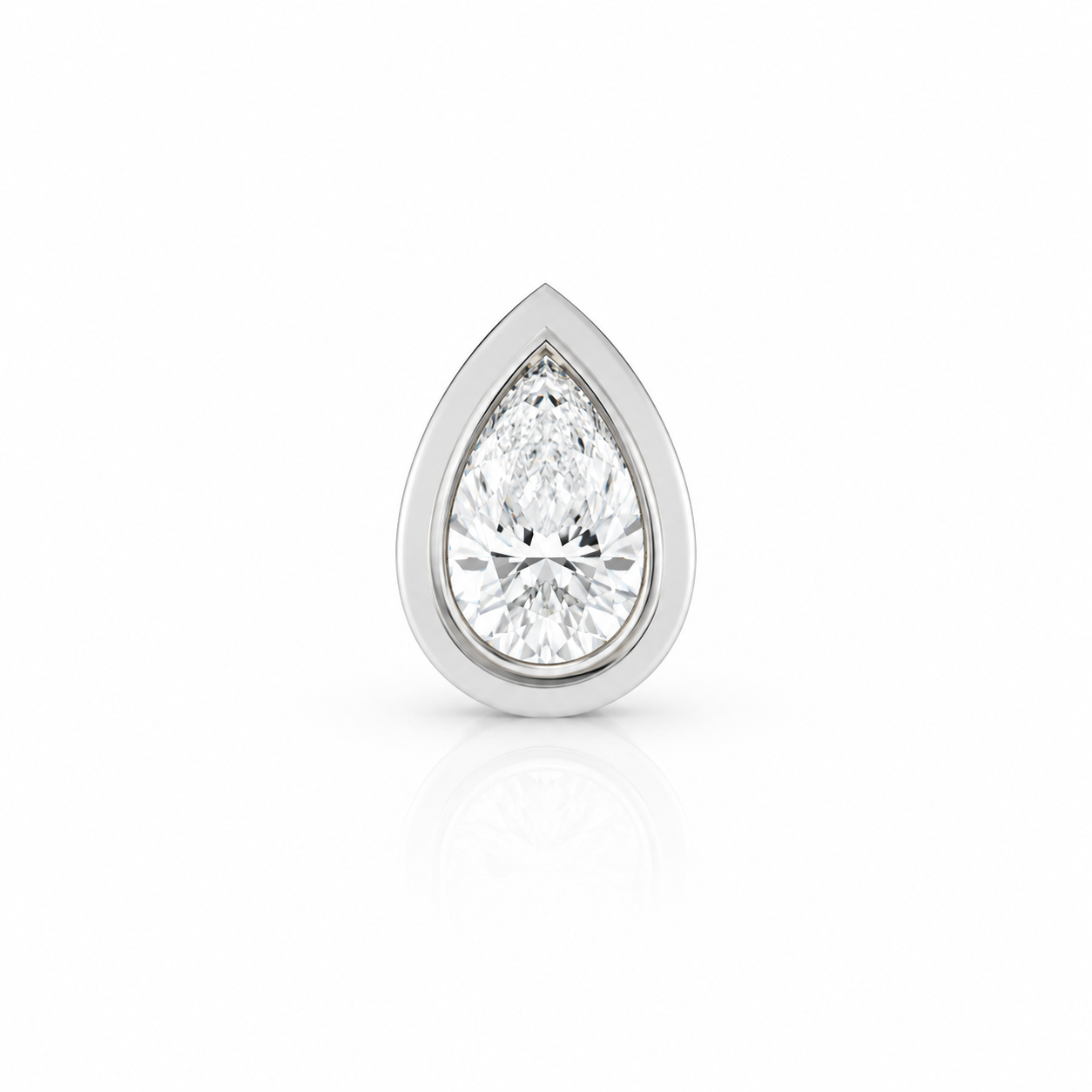 2.00 CTW Pear Shaped Diamond Solitaire Pendant