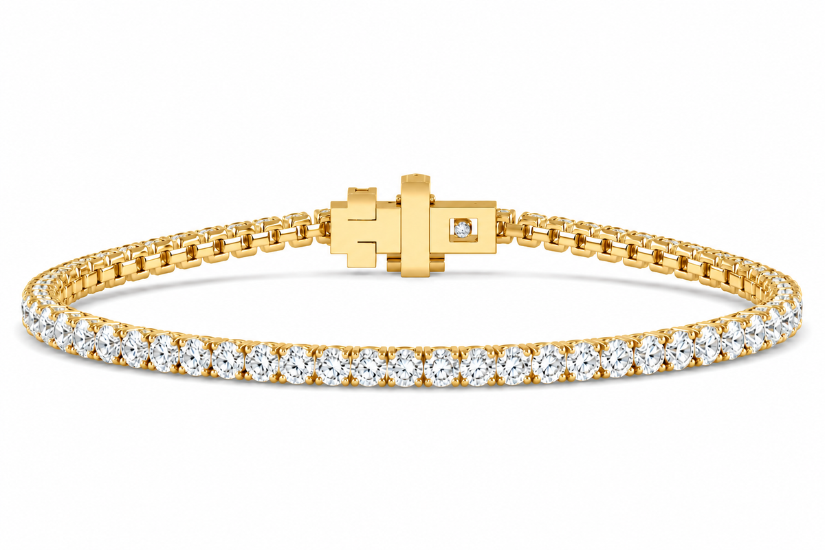 2.10 CTW Lab-Grown Diamond Tennis Bracelet – 2.0MM-2