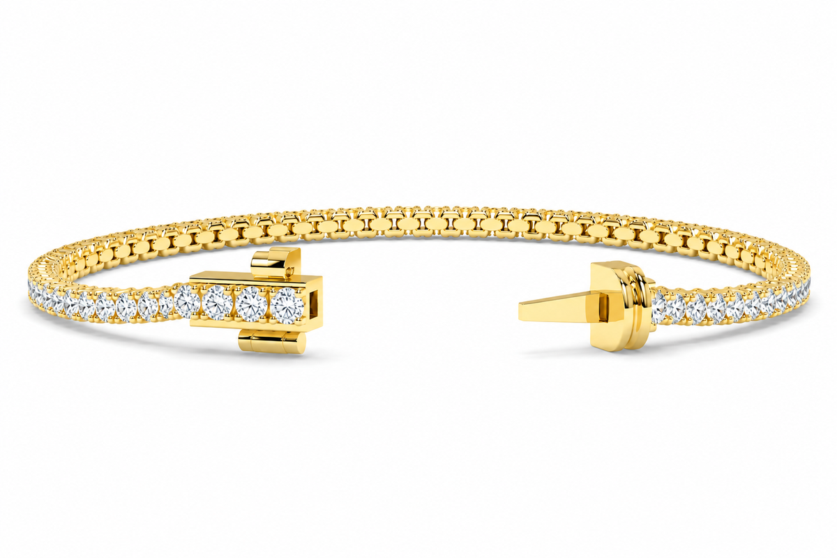 2.10 CTW Lab-Grown Diamond Tennis Bracelet – 2.0MM-3