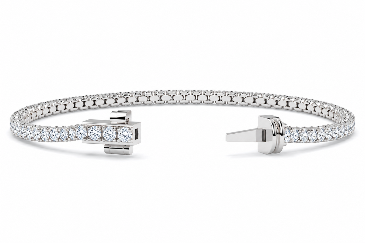 2.10 CTW Lab-Grown Diamond Tennis Bracelet – 2.0MM-5