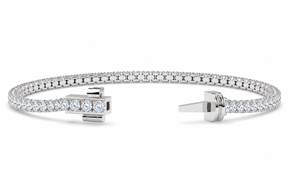 2.10 CTW Lab-Grown Diamond Tennis Bracelet – 2.0MM-5