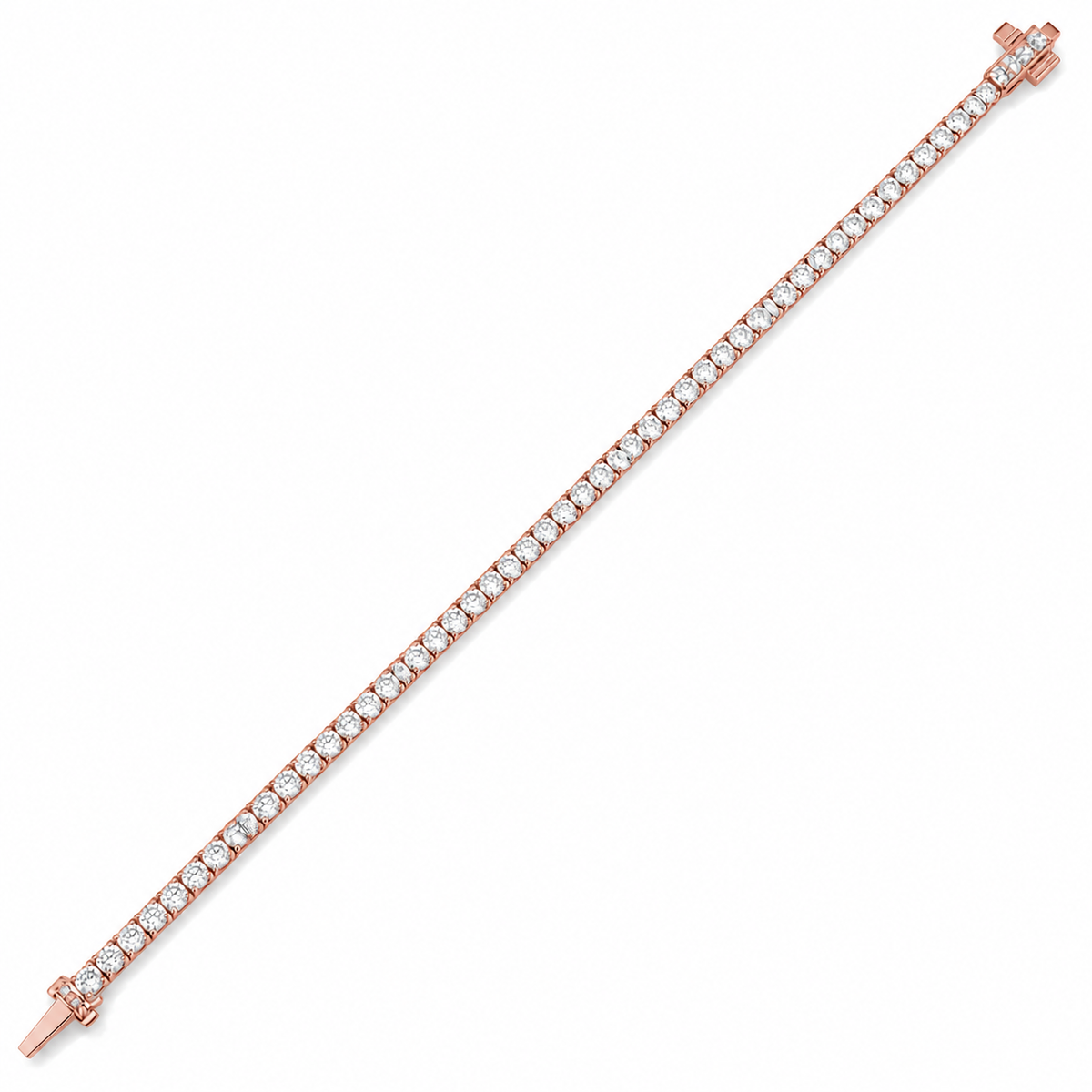 2.10 CTW Lab-Grown Diamond Tennis Bracelet – 2.0MM-8
