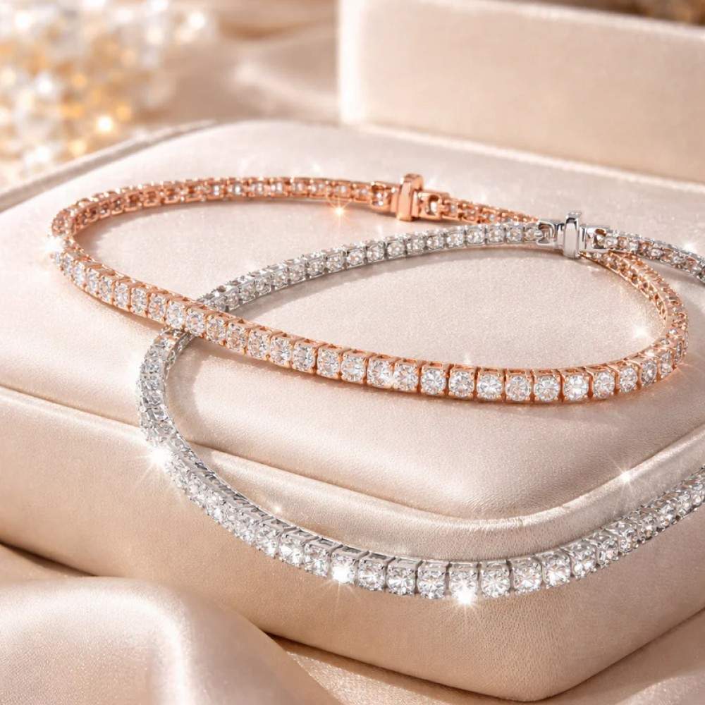 2.34ct Lab Diamond Tennis Bracelet – 2.3mm Iced Bracelet