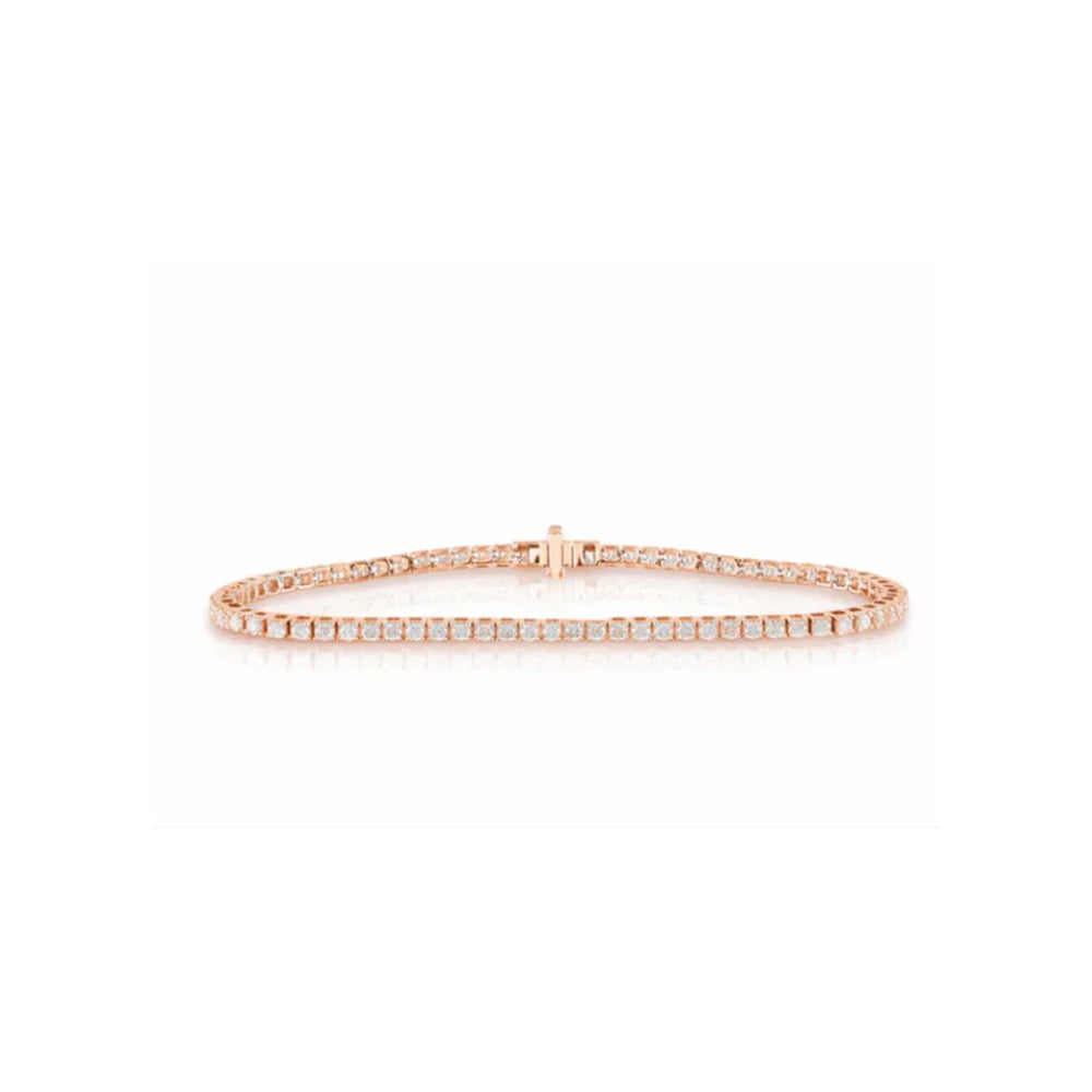 2.34ct Lab Diamond Tennis Bracelet – 2.3mm Iced Bracelet