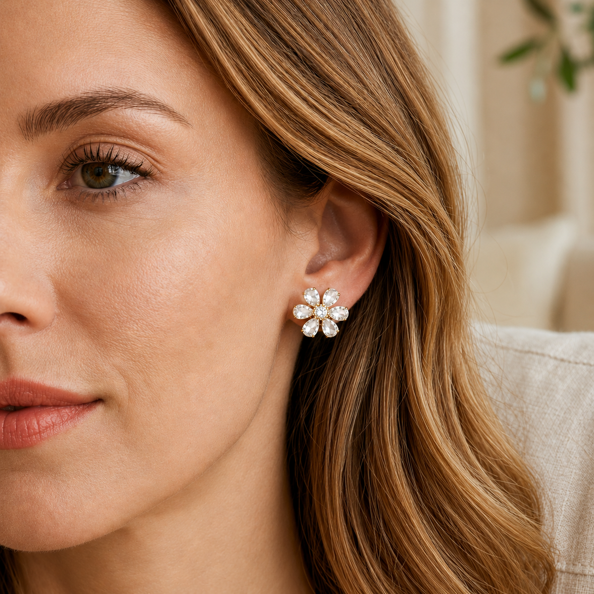 2.35_CTW_Diamond_Flower_Stud_Earrings