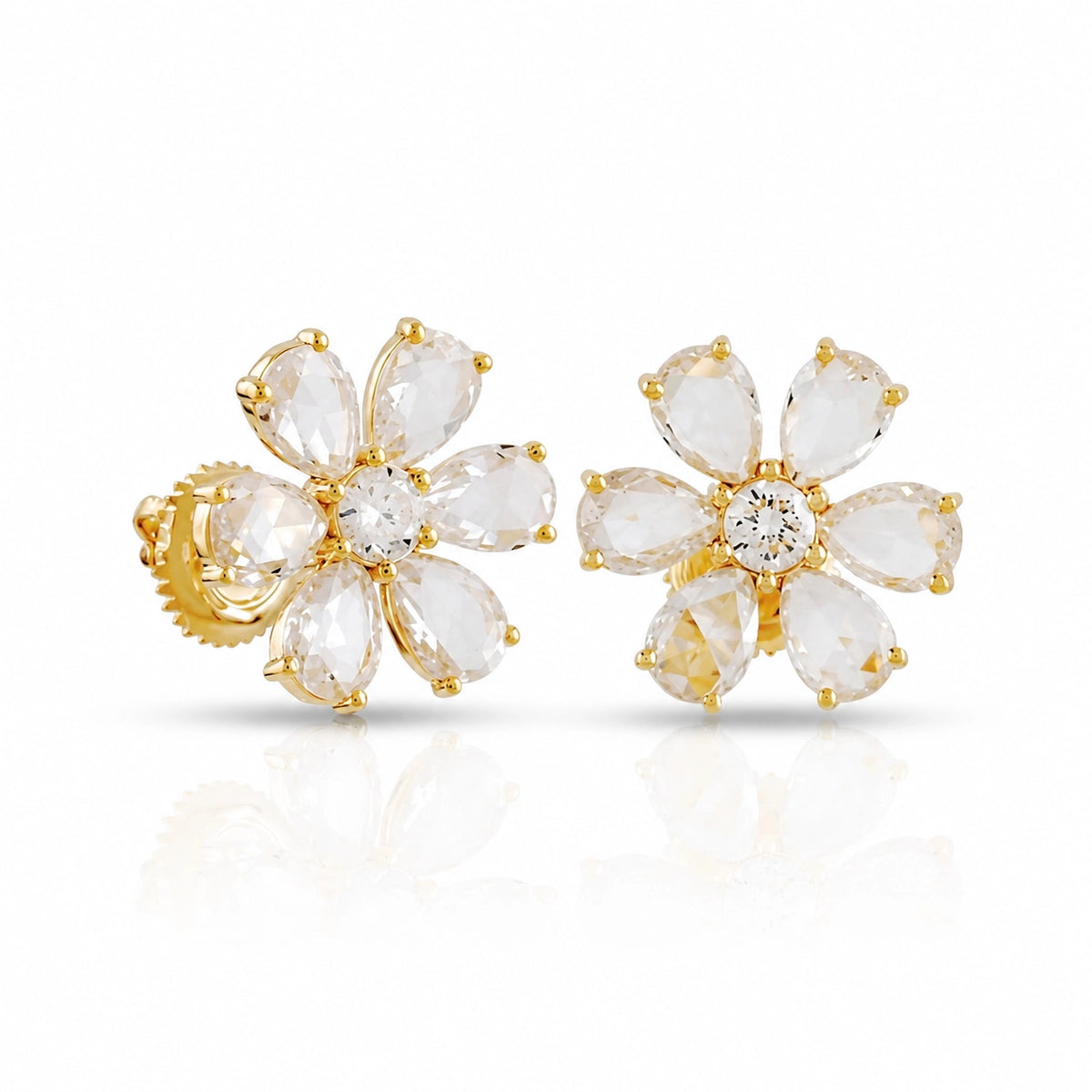 2.35_CTW_Diamond_Flower_Stud_Earrings