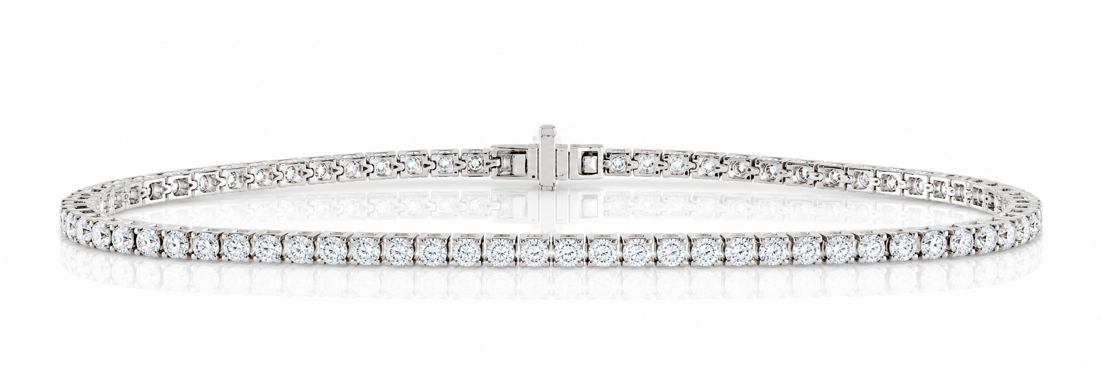 2.3mm Diamond Tennis Bracelet – 2.34 CTW