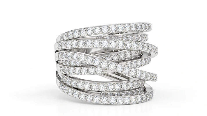 2.45-ctw-multi-row-diamond-crossover-statement-ring-white-gold-angled-view