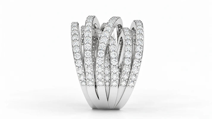 2.45-ctw-multi-row-diamond-crossover-statement-ring-white-gold-side-view