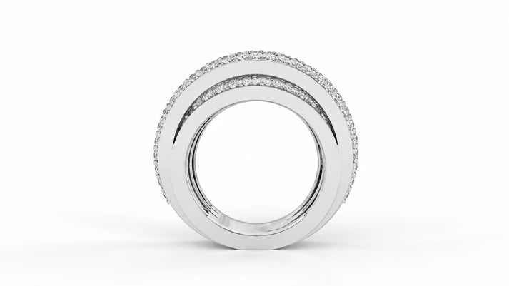 2.45-ctw-multi-row-diamond-crossover-statement-ring-white-gold-top-view