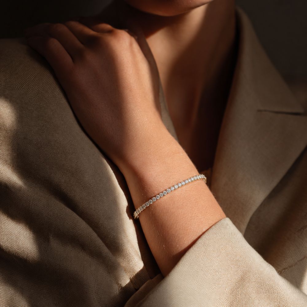 2.5MM Lab Diamond Tennis Bracelet – 3.77CT | Classic Tennis