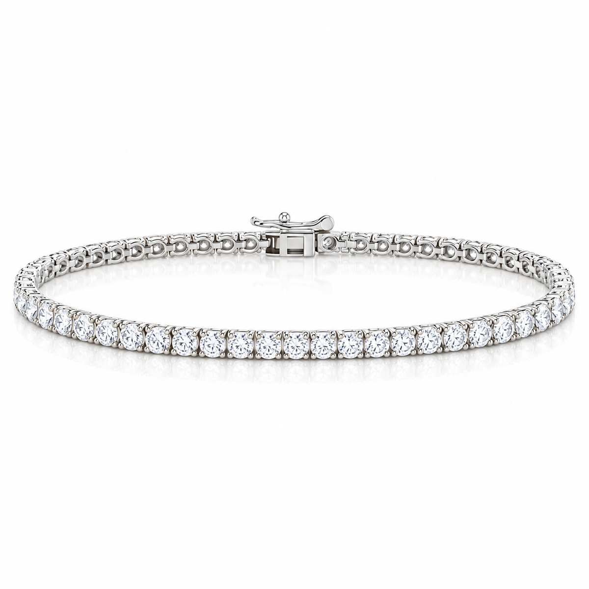 2.5mm Diamond Tennis Bracelet – 3.77 CTW-1