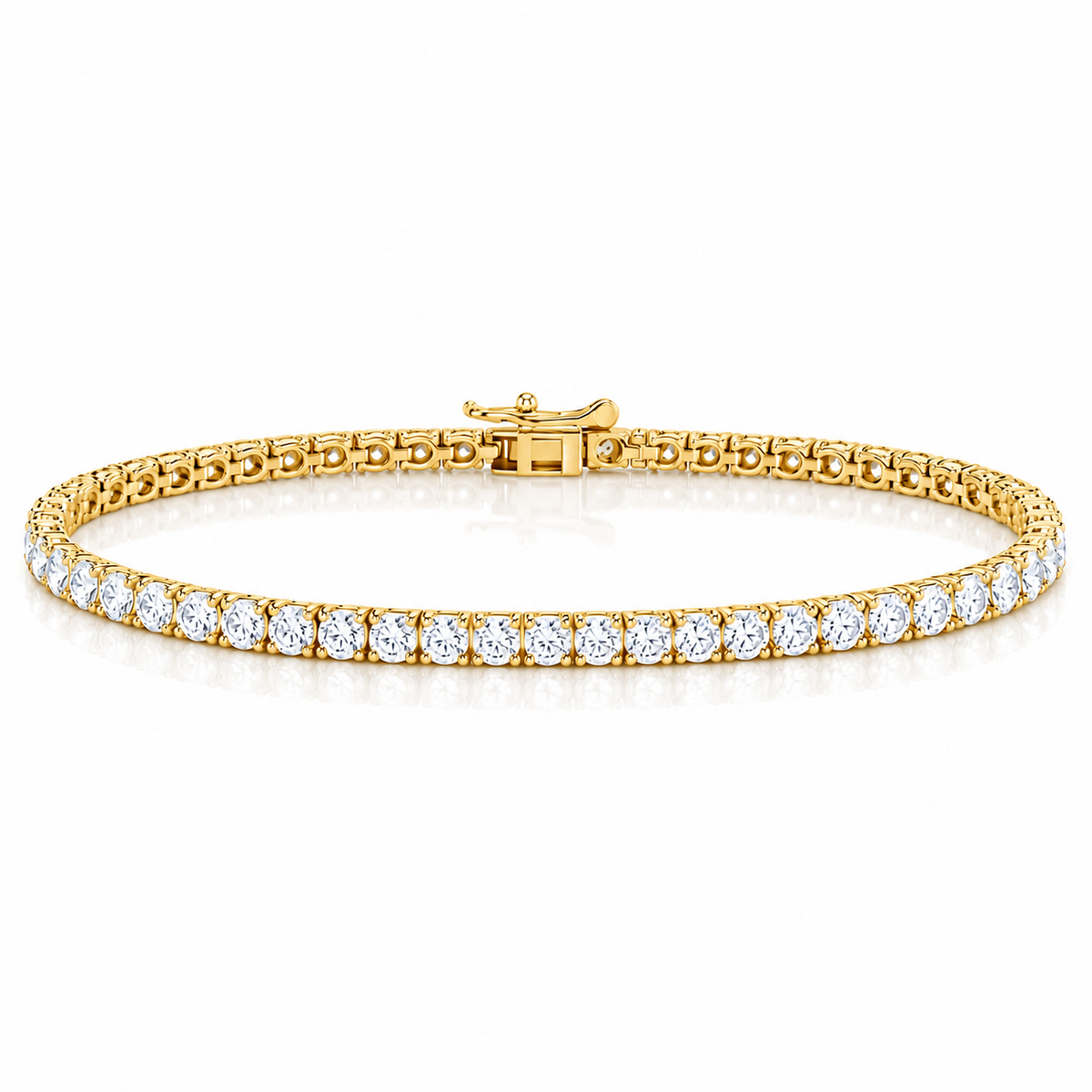 2.5mm Diamond Tennis Bracelet – 3.77 CTW-3