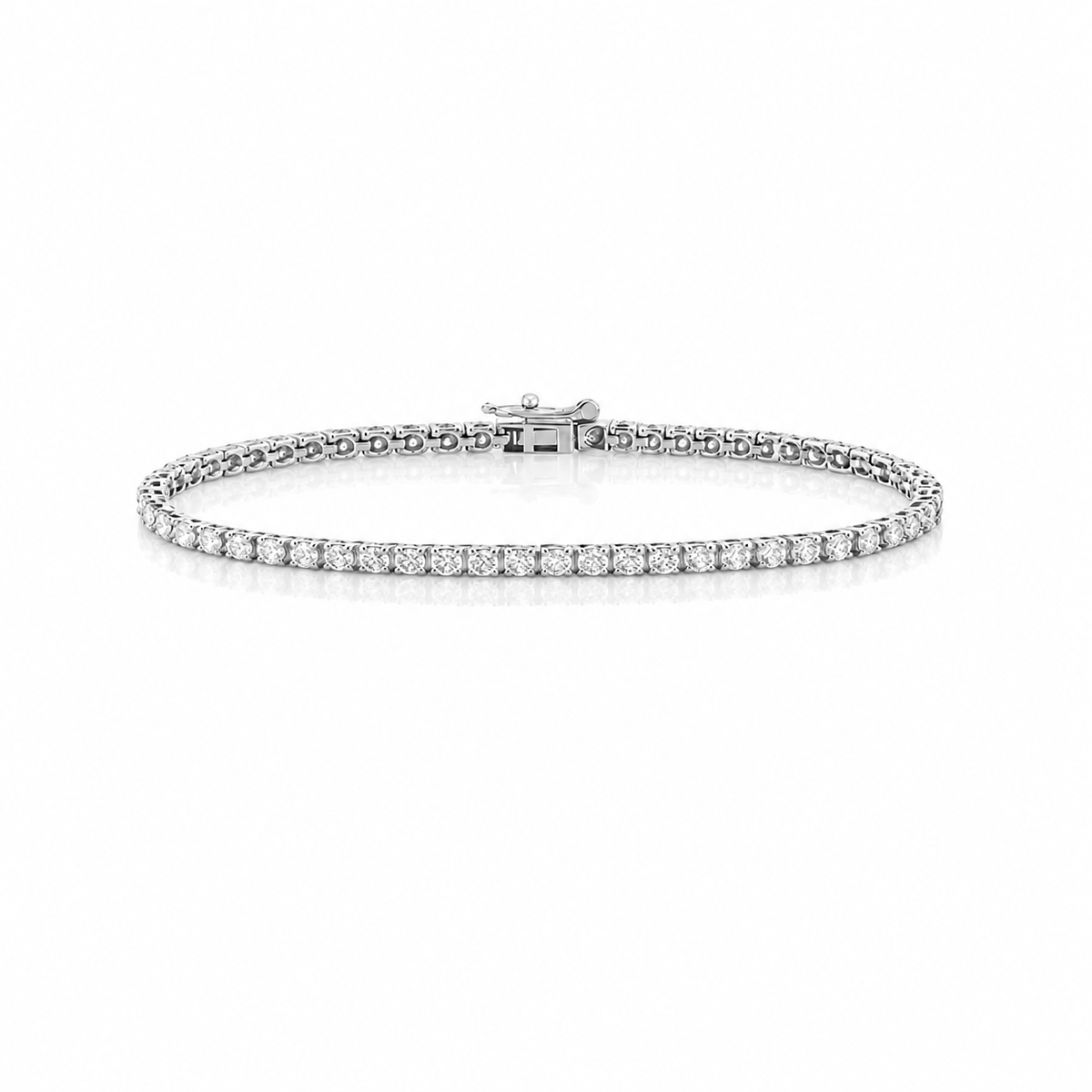 2.5mm Diamond Tennis Bracelet – 3.77 CTW2