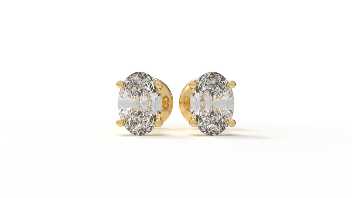 1.00 CTW Lab-Grown Diamond Stud Earrings
