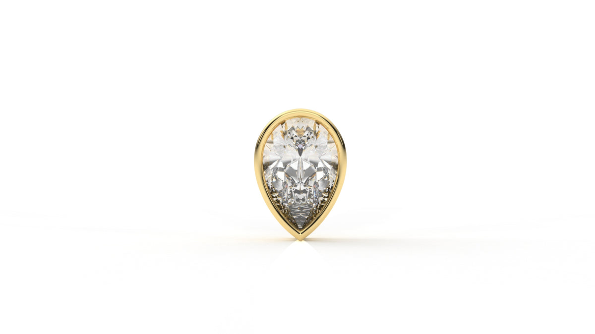 2.00 CTW Pear Shaped Diamond Solitaire Pendant
