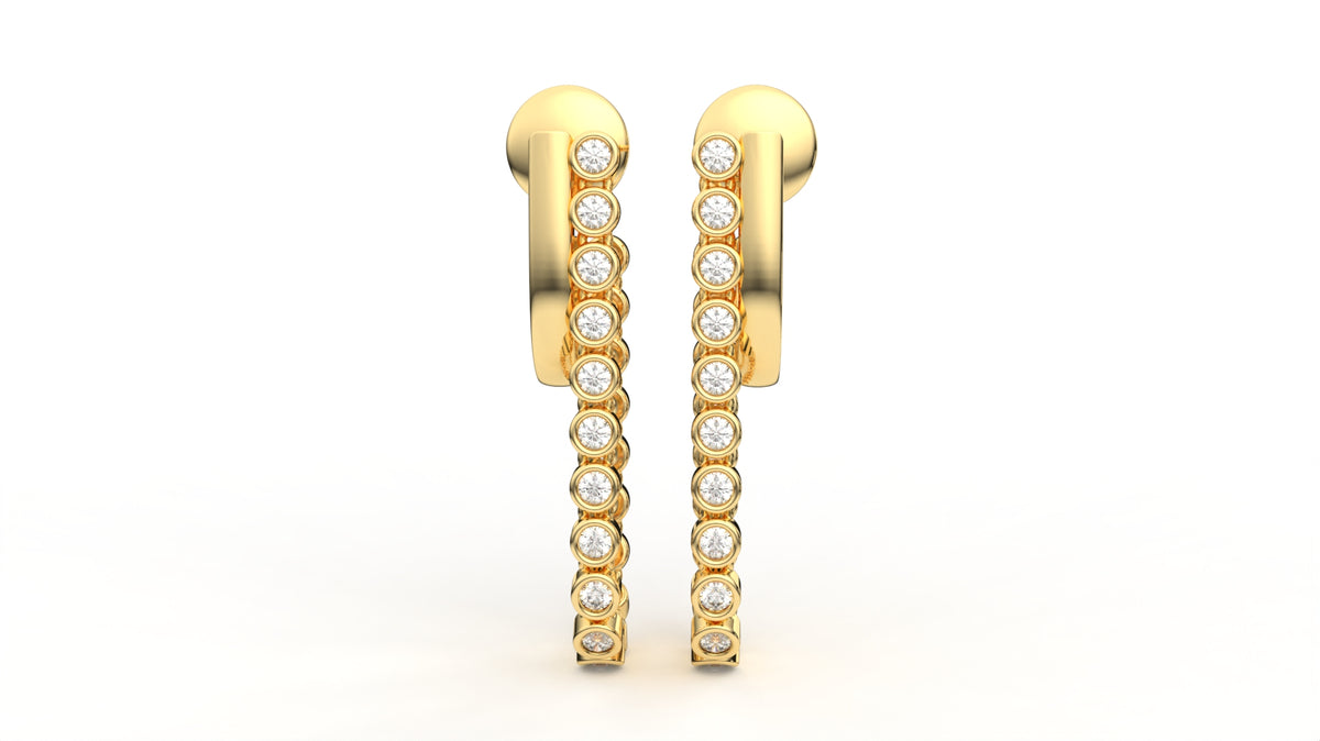 0.58 CTW Diamond Drop Earring