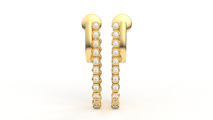 0.58 CTW Diamond Drop Earring