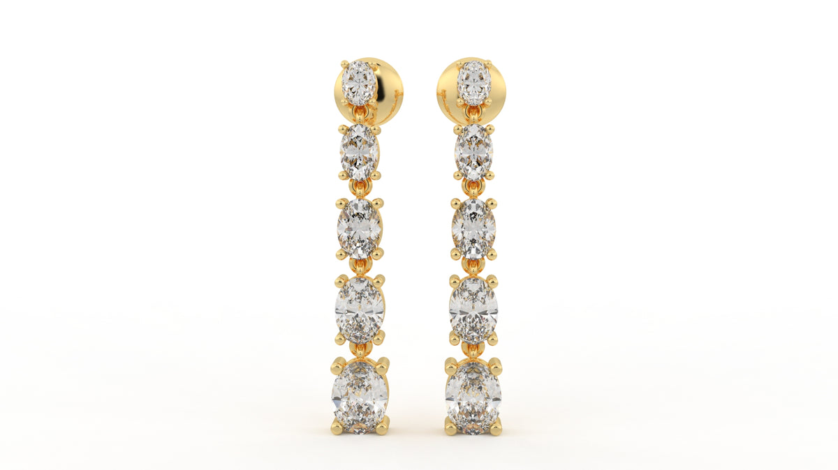 3.38 CTW Diamond Drop Earrings