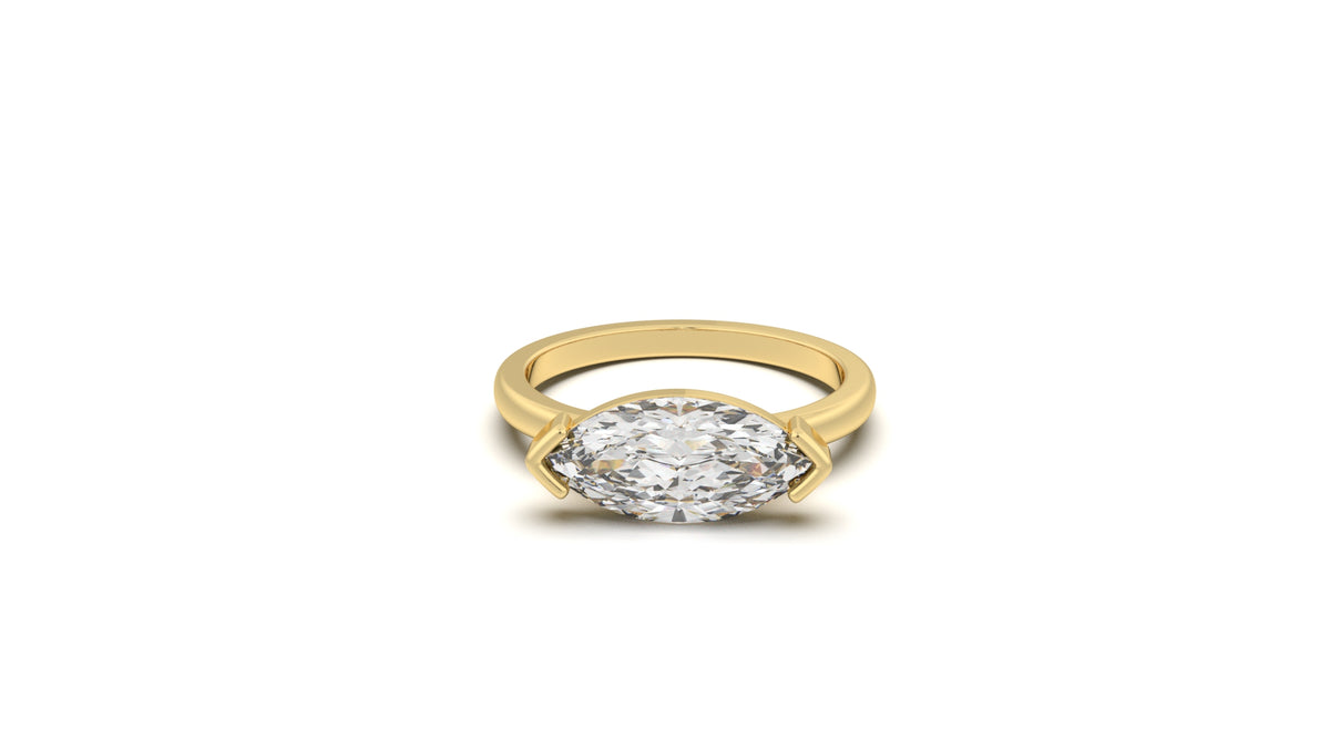 3.00 CTW Marquise Diamond Engagement Ring