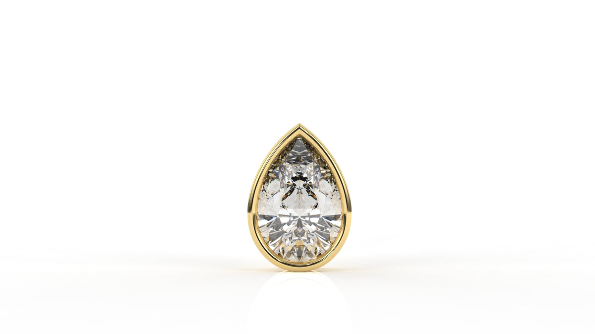 2.00 CTW Pear Shaped Diamond Solitaire Pendant