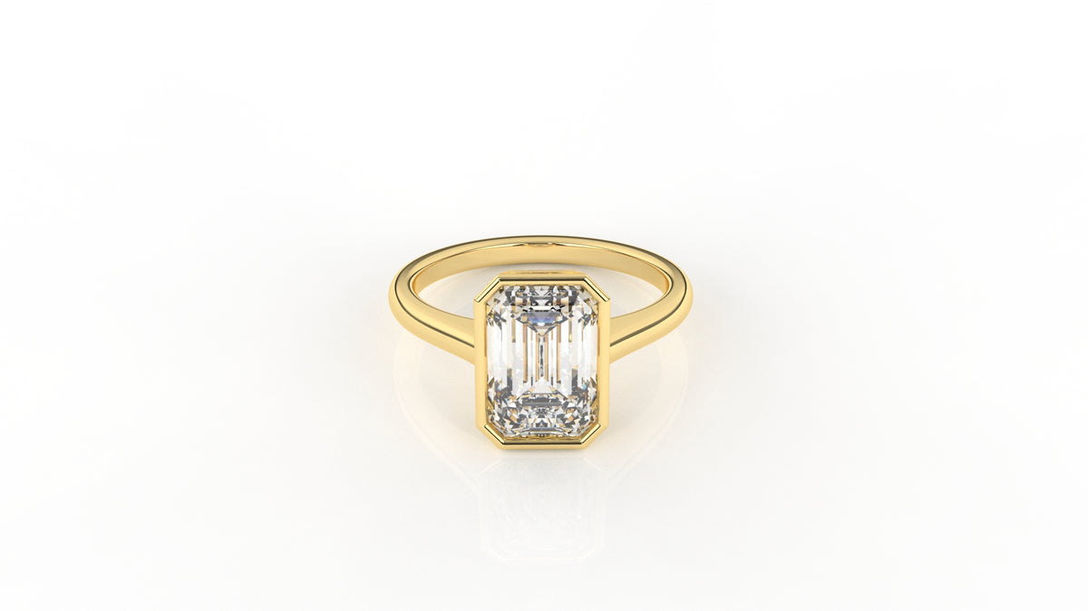 3 CT Emerald Cut Diamond Solitaire Ring