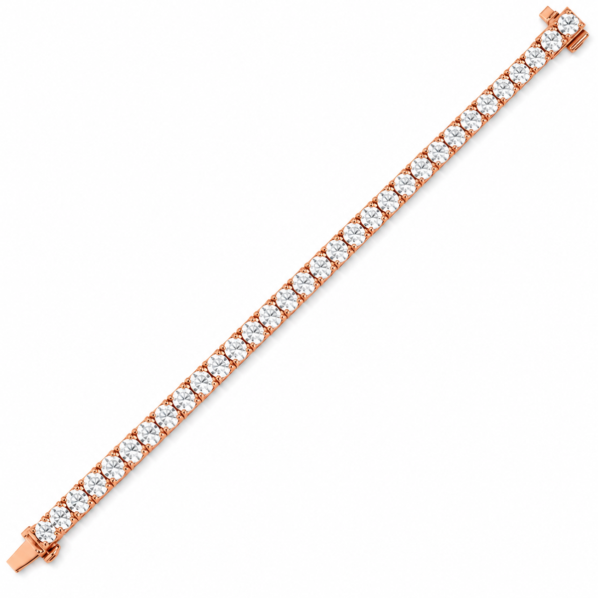 3.7MM Diamond Tennis Bracelet - 8.00 CTW-7