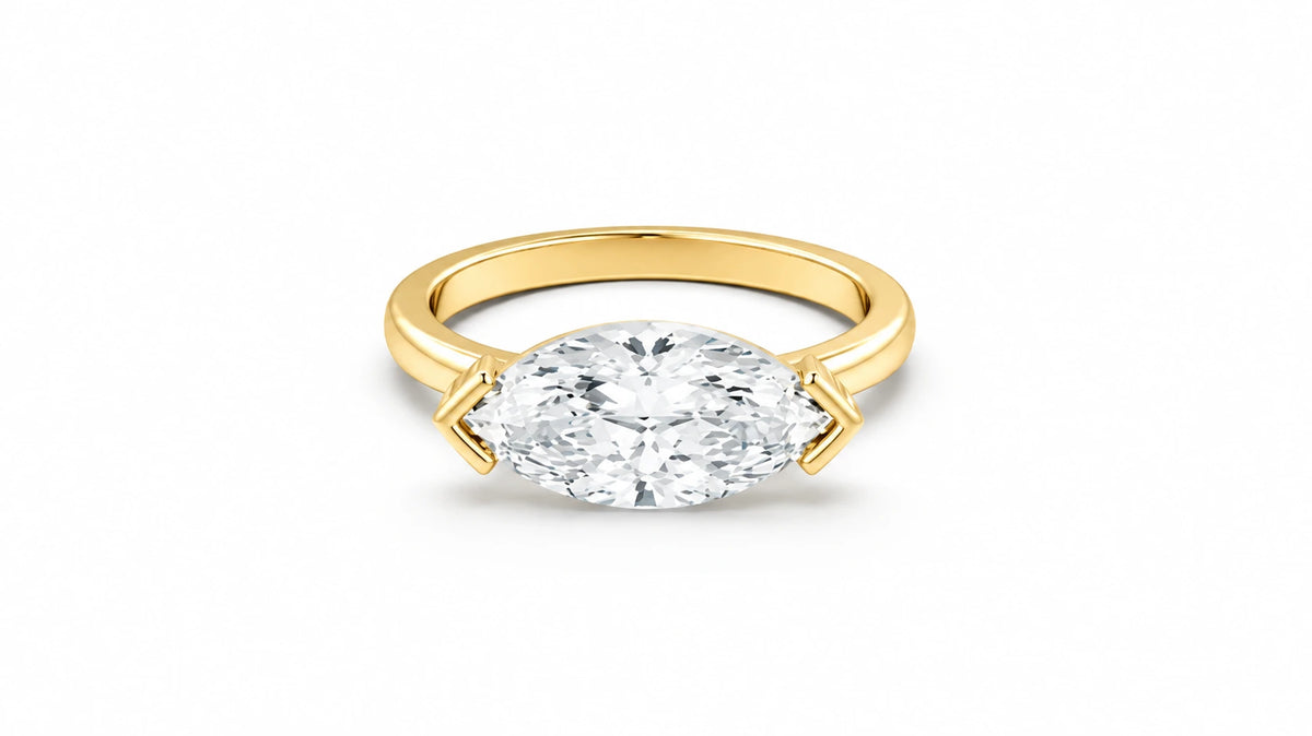 3.00 CTW Marquise Diamond Engagement Ring