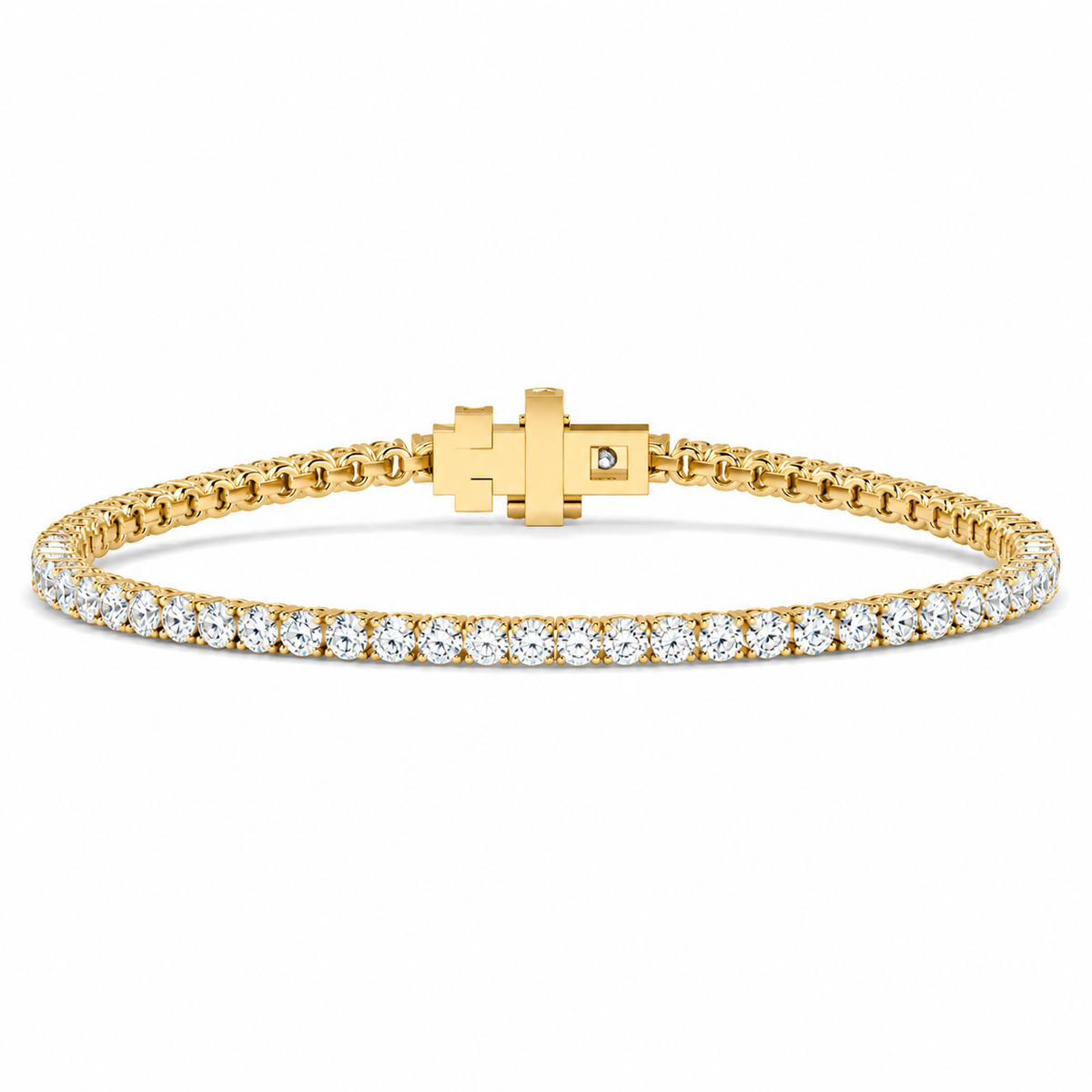3.16 CTW Lab-Grown Diamond Tennis Bracelet – 2.3MM-1