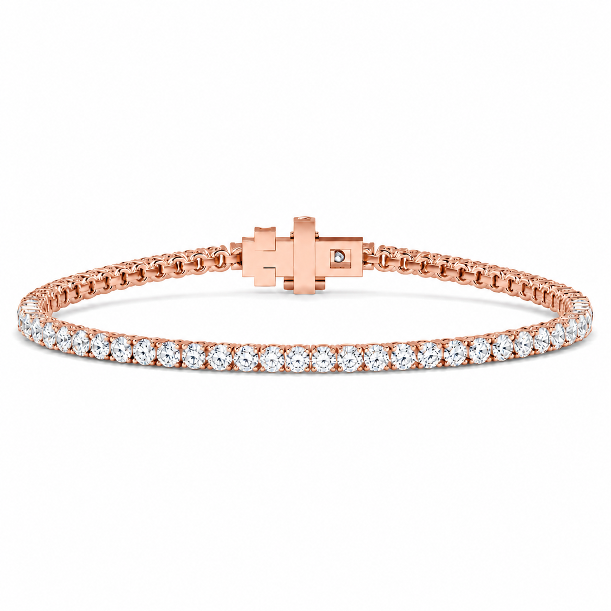 3.16 CTW Lab-Grown Diamond Tennis Bracelet – 2.3MM-3