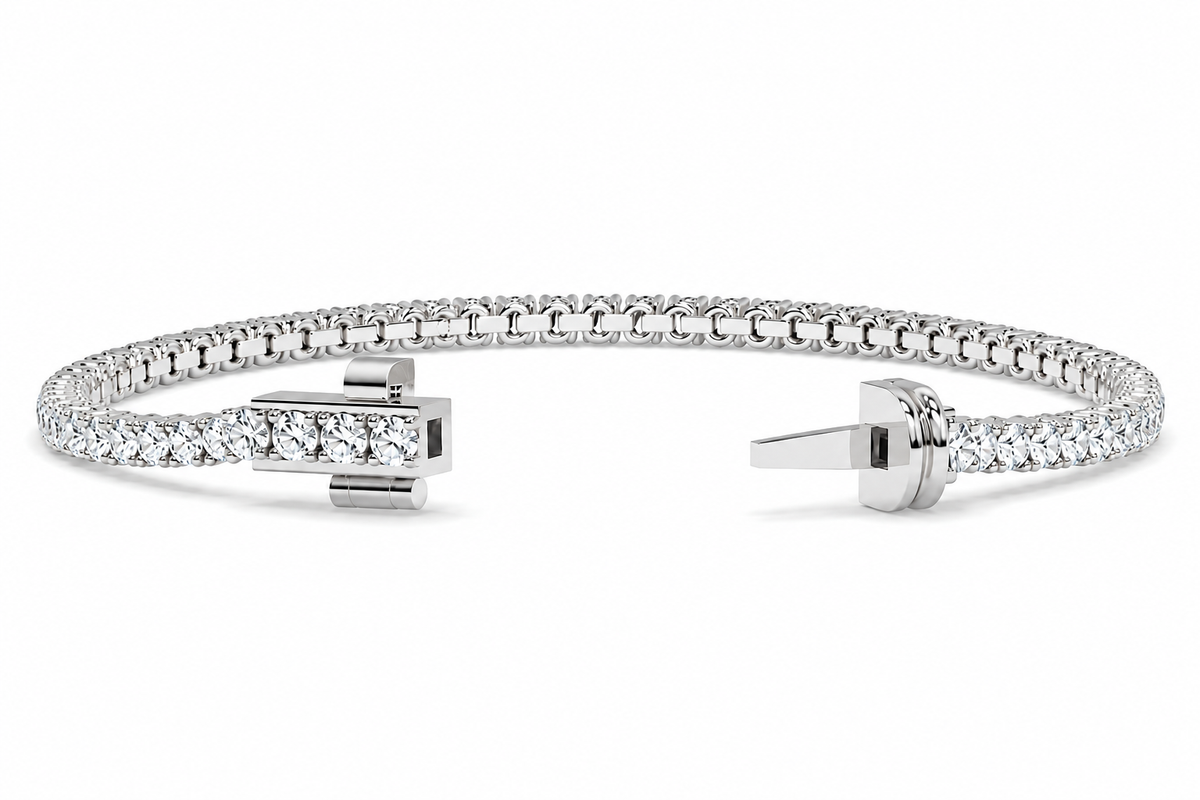 3.16 CTW Lab-Grown Diamond Tennis Bracelet – 2.3MM-6