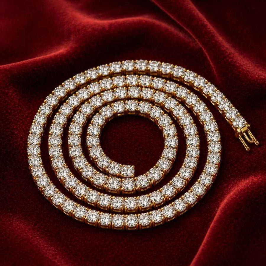 Gold and diamond chain GLAM NYC